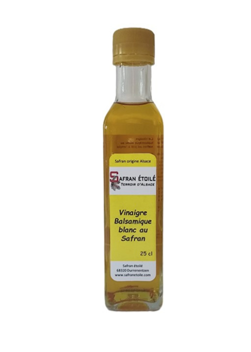 Vinaigre balsamique blanc & safran 25cl